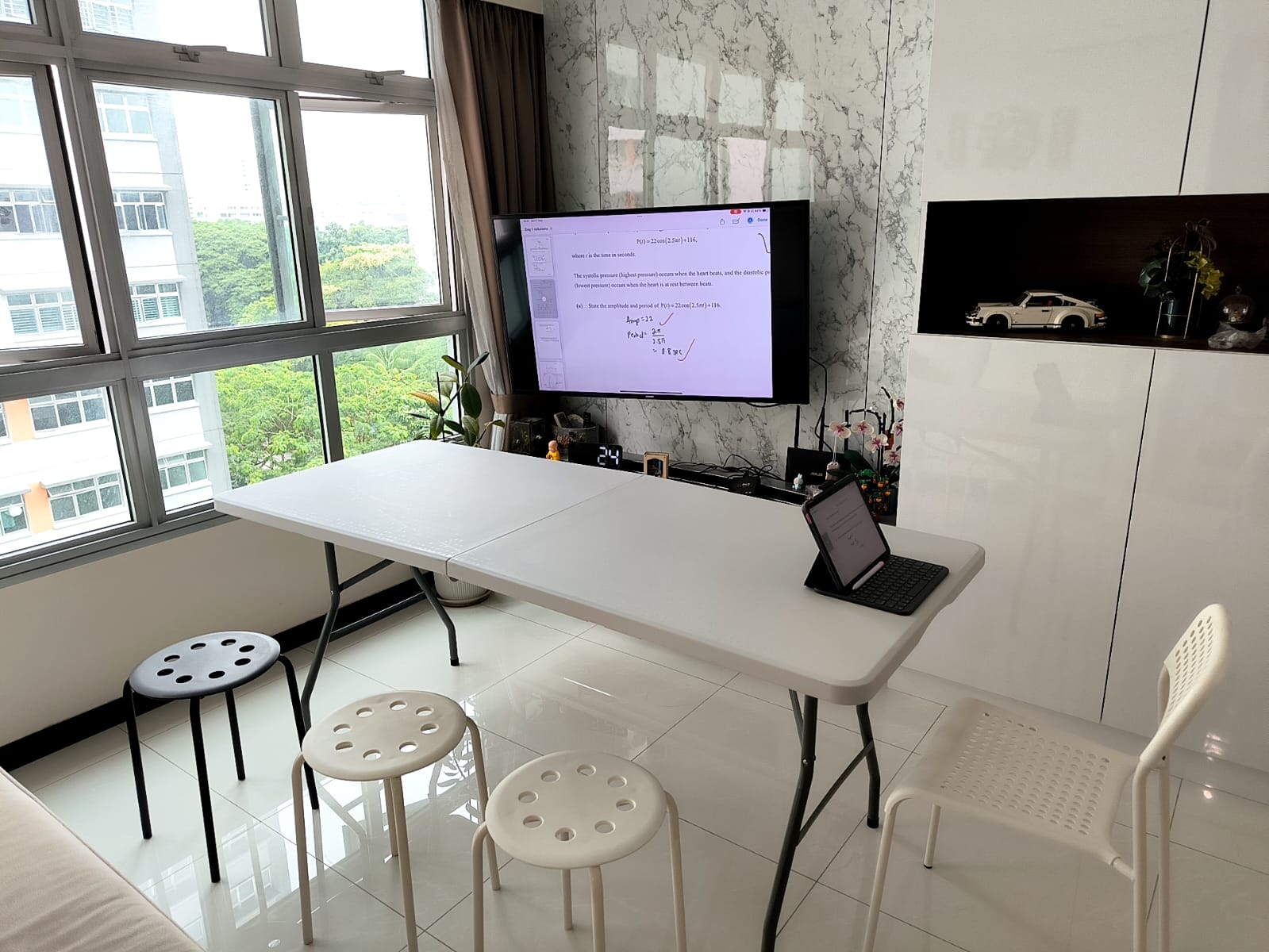 Tuition space setup
