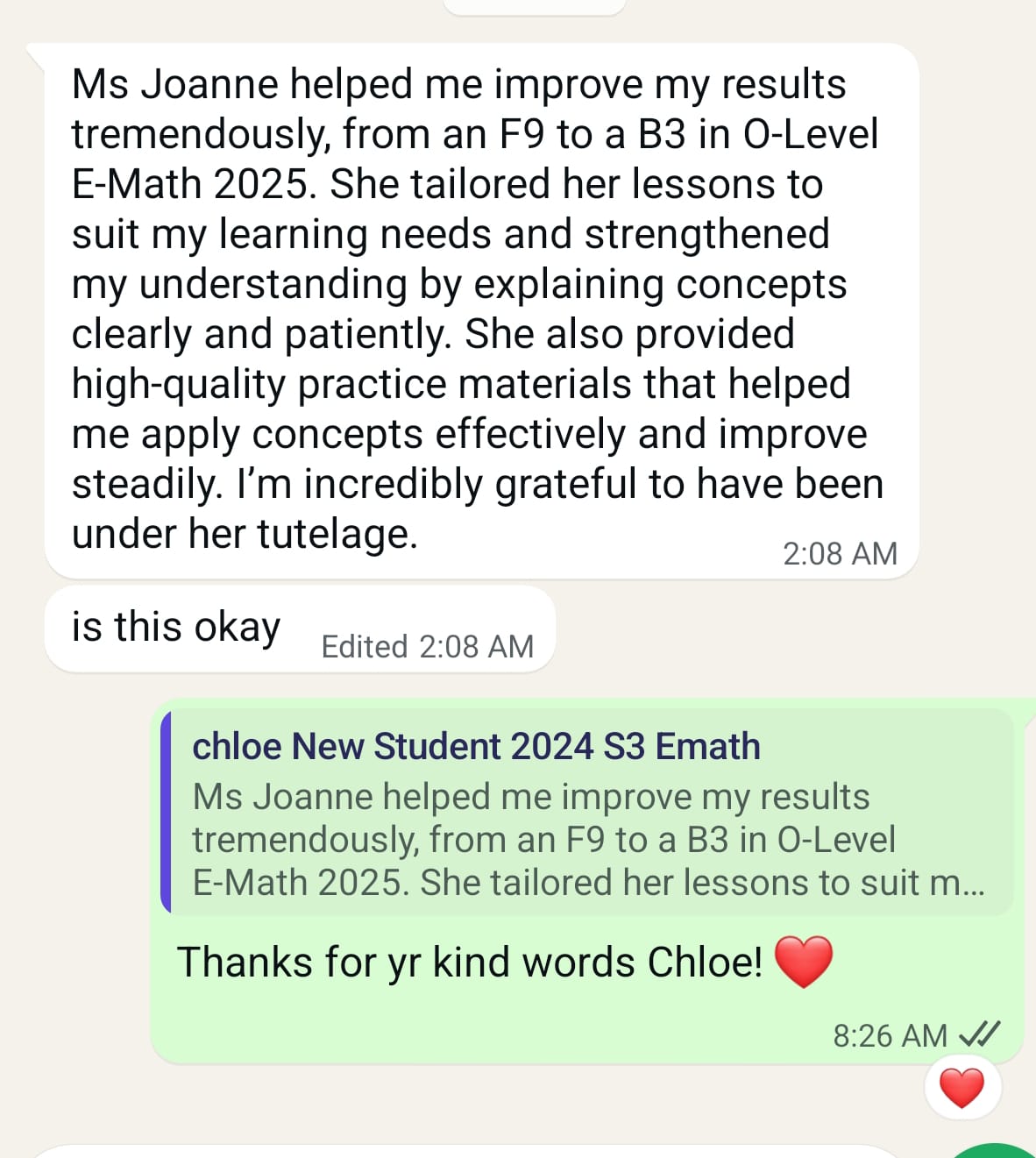 Testimonial