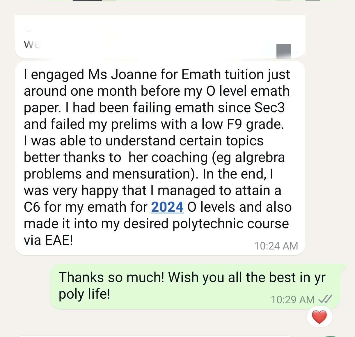 Testimonial