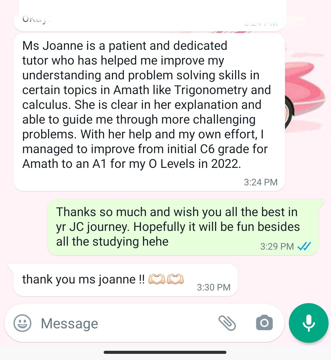 Testimonial